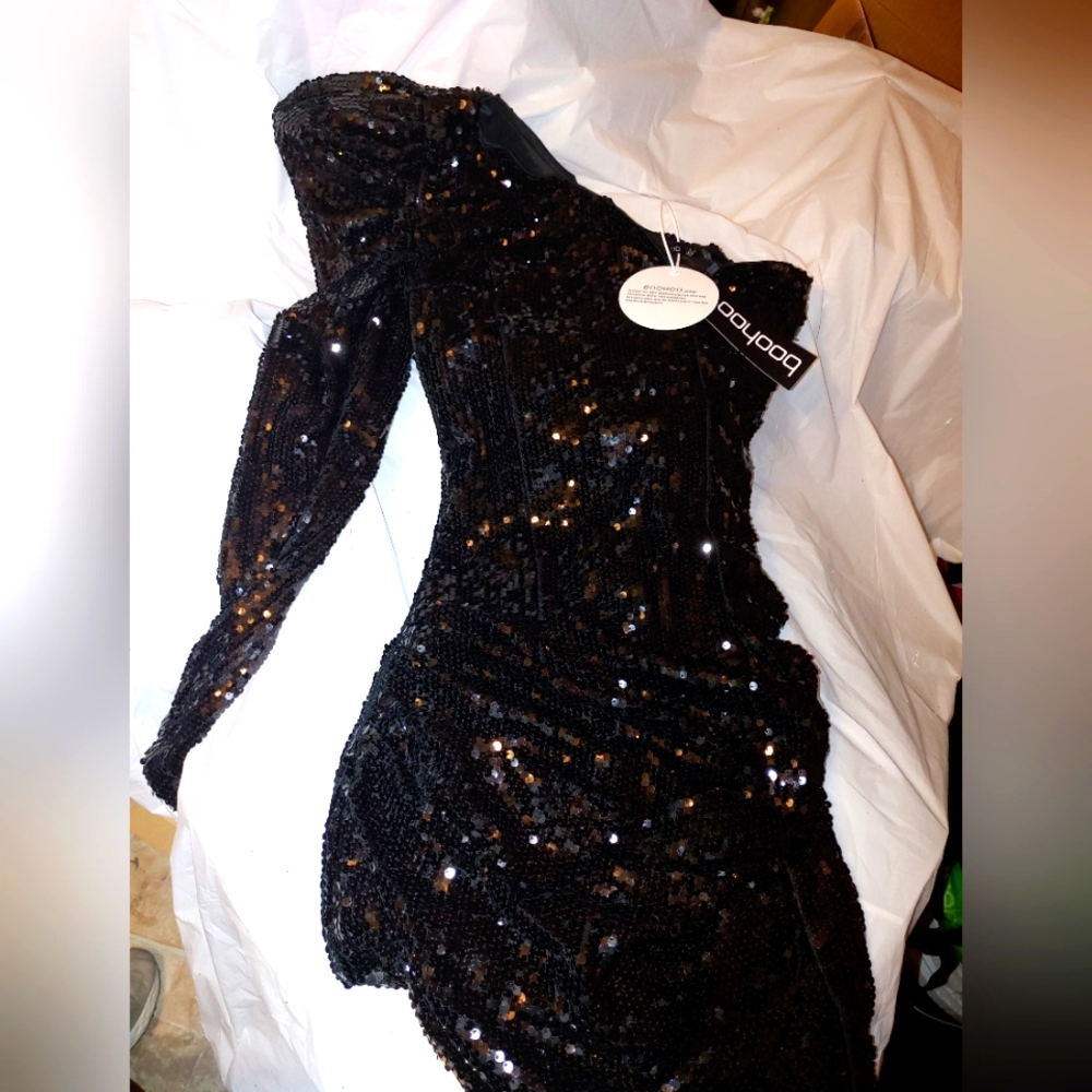 Boohoo Sequin dress